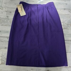 Majorie Hamilton Woodward's Vintage Retro 80s-90s Purple Skirt NWT